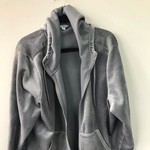 Beautiful faux velvet ladies hoodie size 2x.